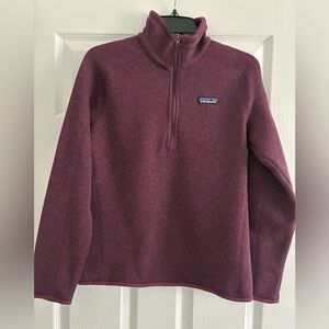Patagonia Better Sweater Quater Zip Pullover Size Small